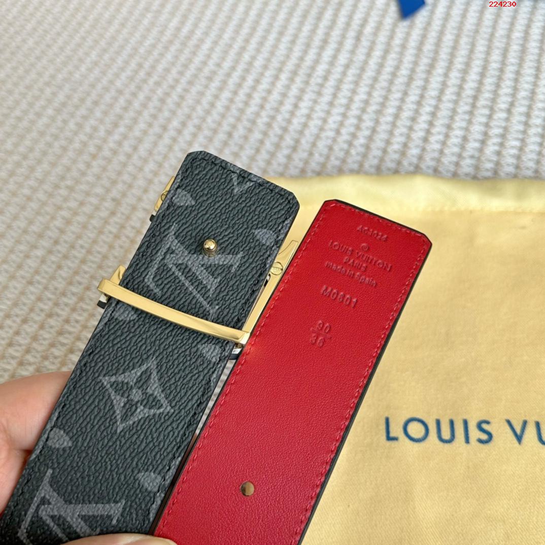 LV 男士新品原單腰帶.專櫃正品編碼 雙面均可使用