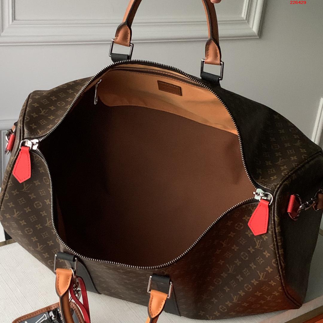 M56855老花 顶级原单 KEEPALL BANDOULIERE 旅行袋Patchwork 拼贴主题